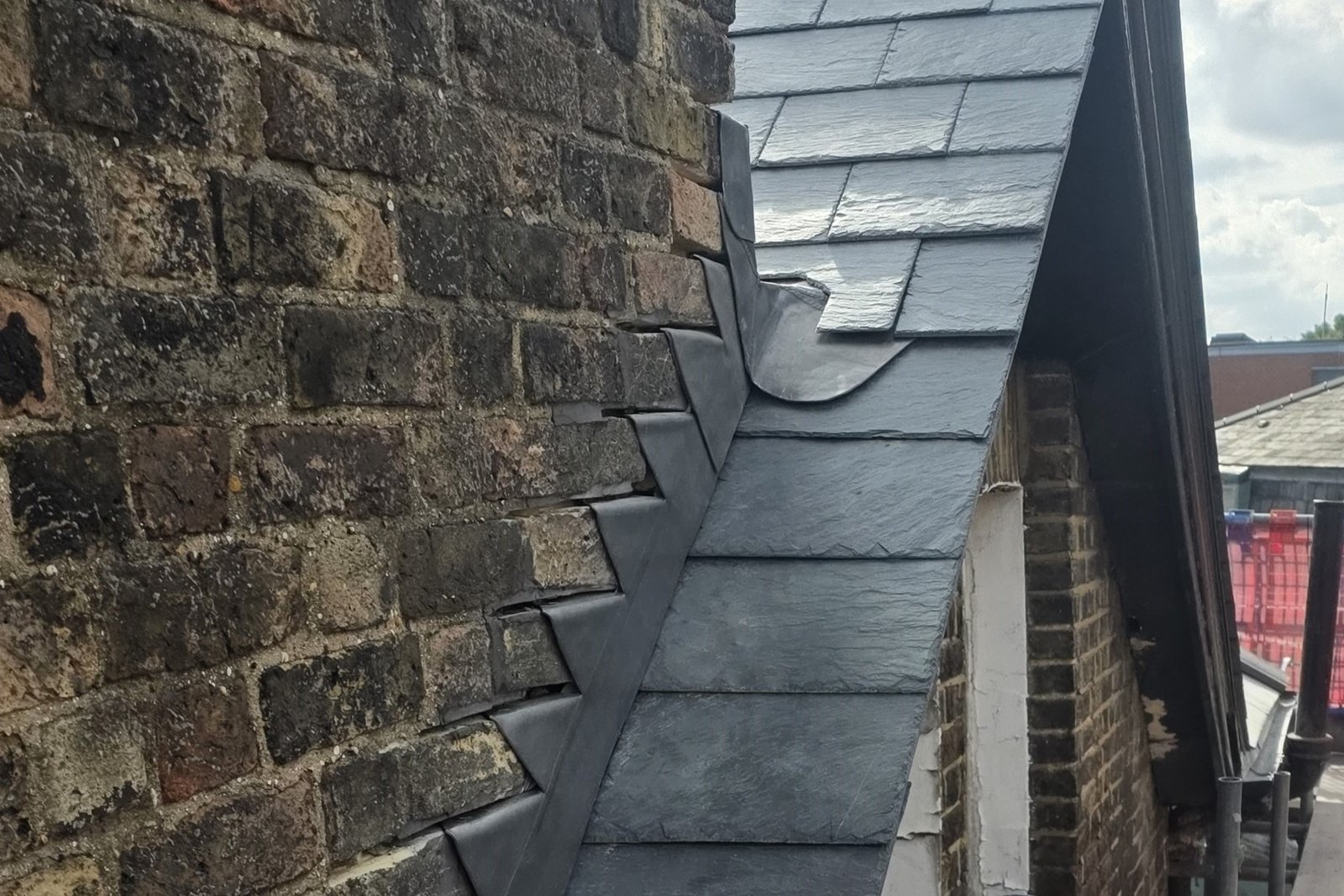 Home chimney leadwork flashing london